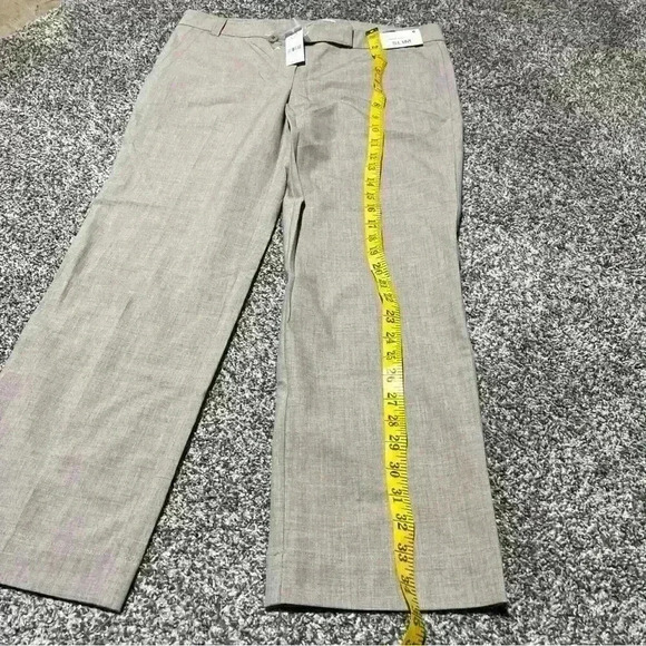 New York And Company City Stretch Luxe Ankle Slim Stretch Tan Pants Size 6 NWT - Picture 4 of 12